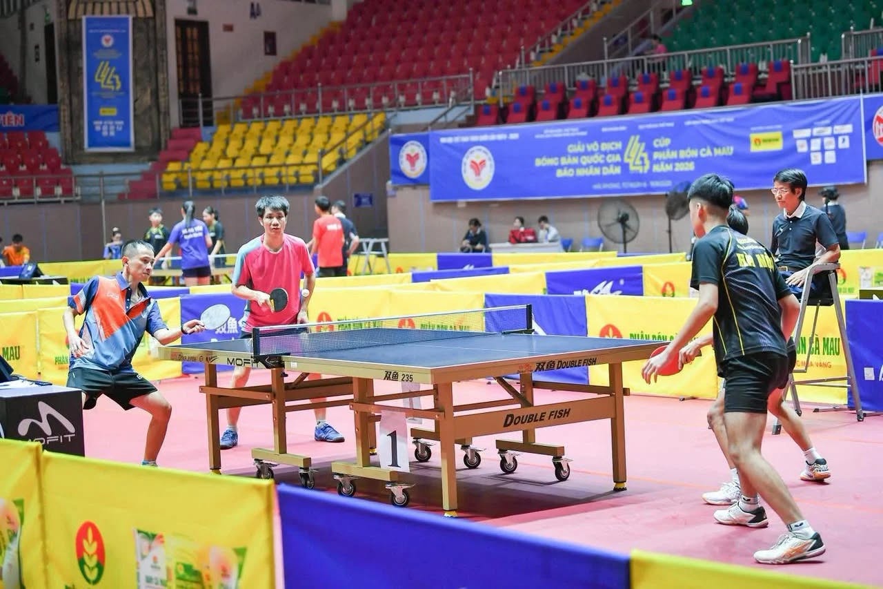 Khởi tranh Giải Bóng bàn Cúp Phân Bón Cà Mau 2026 Khởi tranh Giải Bóng bàn Cúp Phân Bón Cà Mau 2026