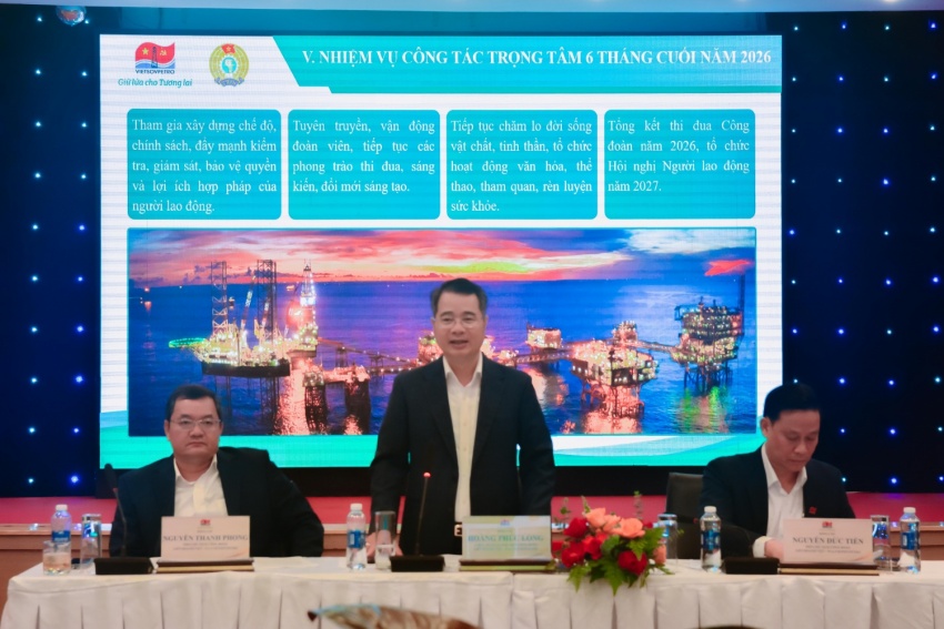 Công đoàn Vietsovpetro: Khẳng định vai trò đồng hành, chăm lo toàn diện cho người lao động Công đoàn Vietsovpetro: Khẳng định vai trò đồng hành, chăm lo toàn diện cho người lao động