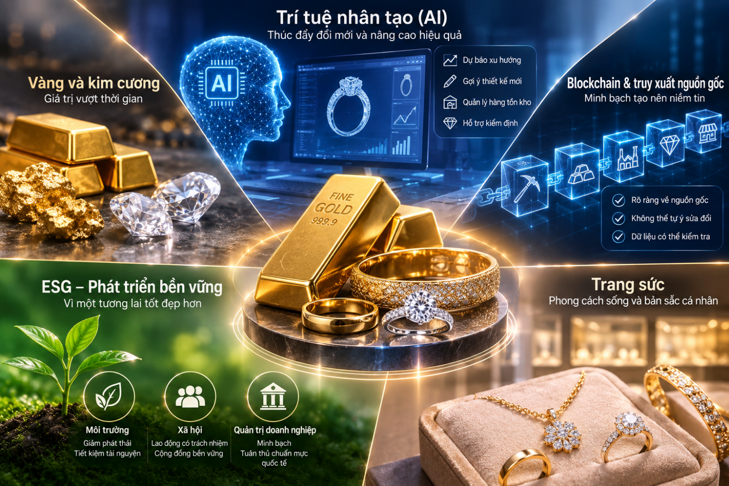 Điều gì đang tái định hình ngành kim hoàn toàn cầu?
