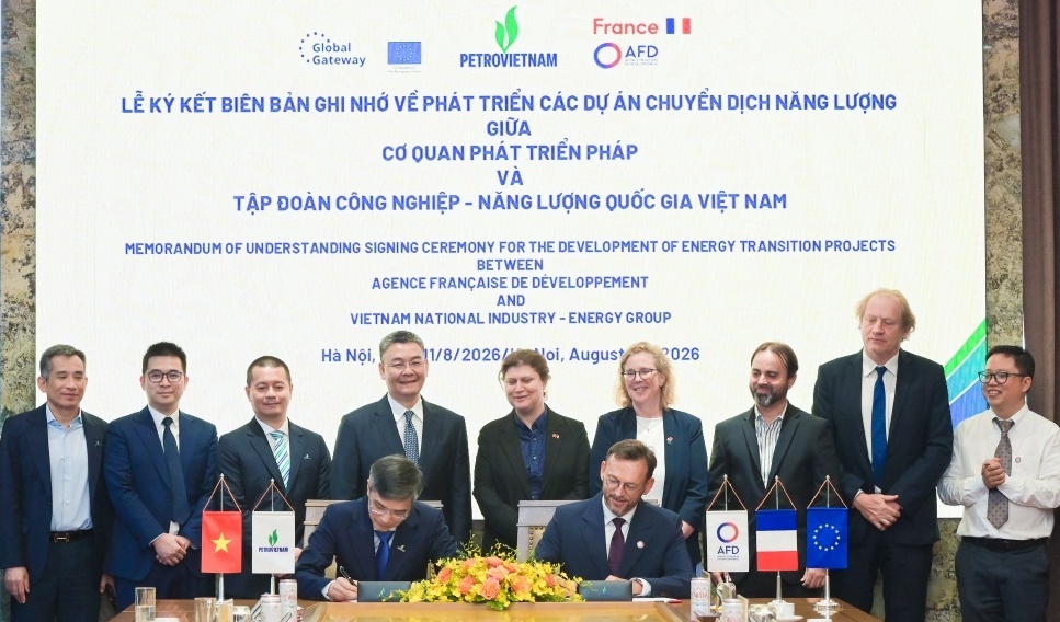 Petrovietnam và AFD thúc đẩy hợp tác phát triển các dự án chuyển dịch năng lượng