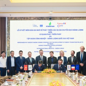 Petrovietnam và AFD thúc đẩy hợp tác phát triển các dự án chuyển dịch năng lượng