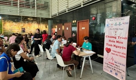 Tuổi trẻ PVEP-NCS, PVEP-HCM lan tỏa tinh thần nhân ái qua chương trình “Trao giọt hồng - Trao yêu thương”