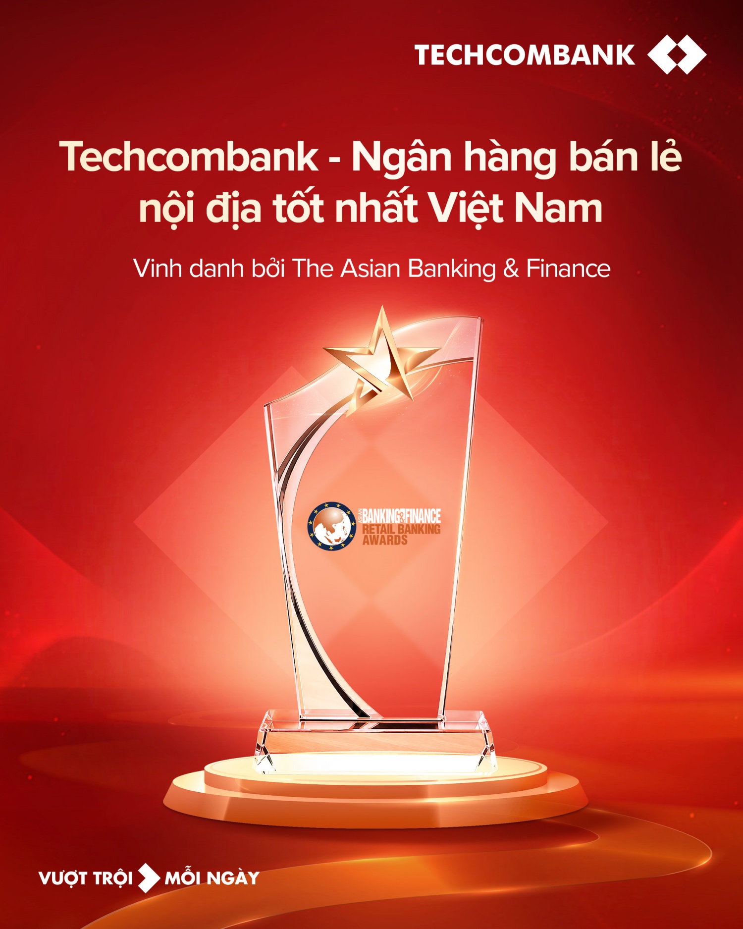 Techcombank là Ngân hàng Bán lẻ nội địa tốt nhất Việt Nam trong 5 năm liên tiếp Techcombank là Ngân hàng Bán lẻ nội địa tốt nhất Việt Nam trong 5 năm liên tiếp