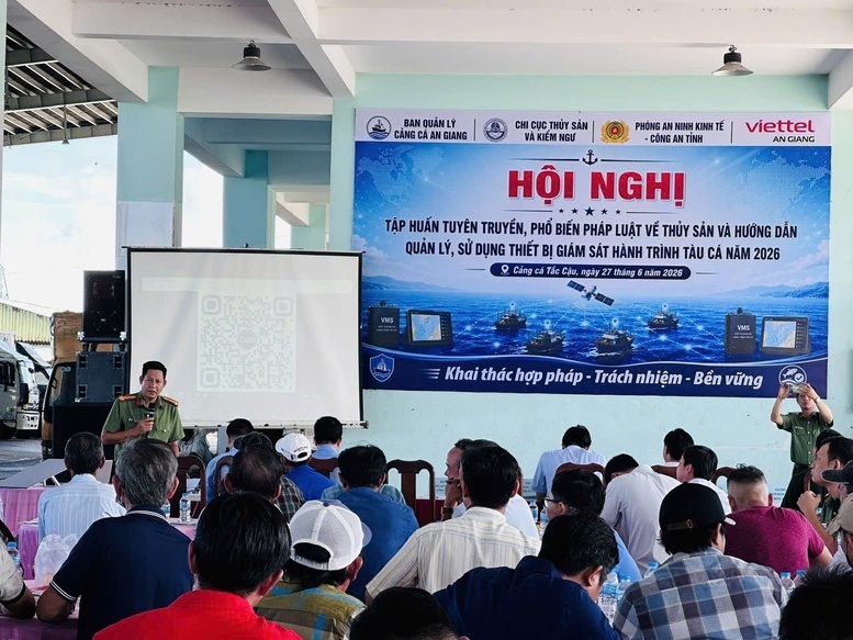 An Giang siết quản lý đội tàu, xử lý nghiêm vi phạm IUU An Giang siết quản lý đội tàu, xử lý nghiêm vi phạm IUU