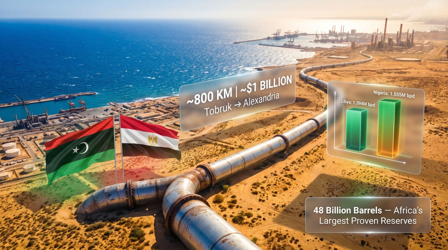 Ai Cập, Libya và tham vọng hình thành hành lang năng lượng mới Ai Cập, Libya và tham vọng hình thành hành lang năng lượng mới