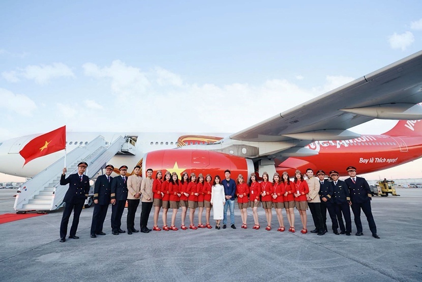 Vietjet được hành khách toàn cầu bình chọn “Hãng hàng không được yêu thích” và “Đồng phục tiếp viên đẹp nhất”