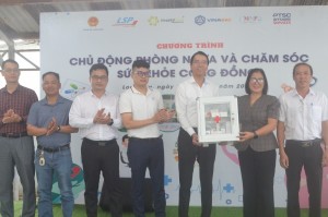 LSP cùng các đối tác đồng hành nâng cao sức khỏe cộng đồng tại xã Long Sơn