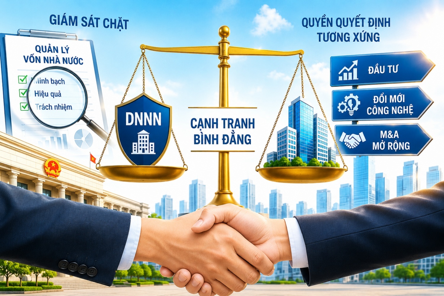Doanh nghiệp nhà nước cần được trao quyền tương xứng với trách nhiệm