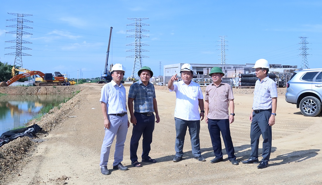 Tăng tốc đưa Dự án TBA 220kV Sầm Sơn và đường dây đấu nối về đích