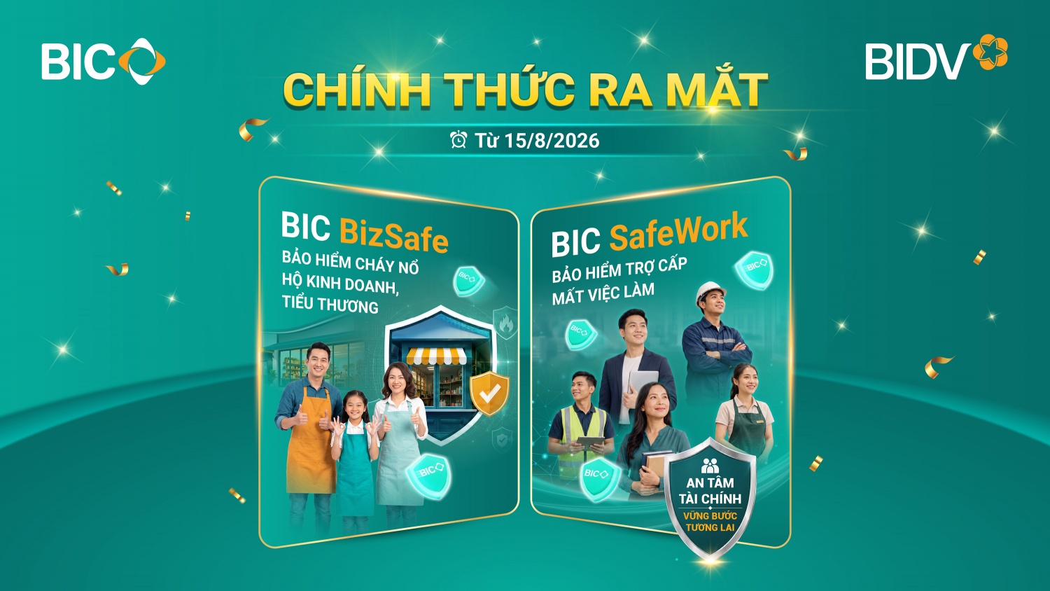 BIC ra mắt bộ đôi sản phẩm mới: “Điểm tựa tài chính” cho hộ kinh doanh và người lao động