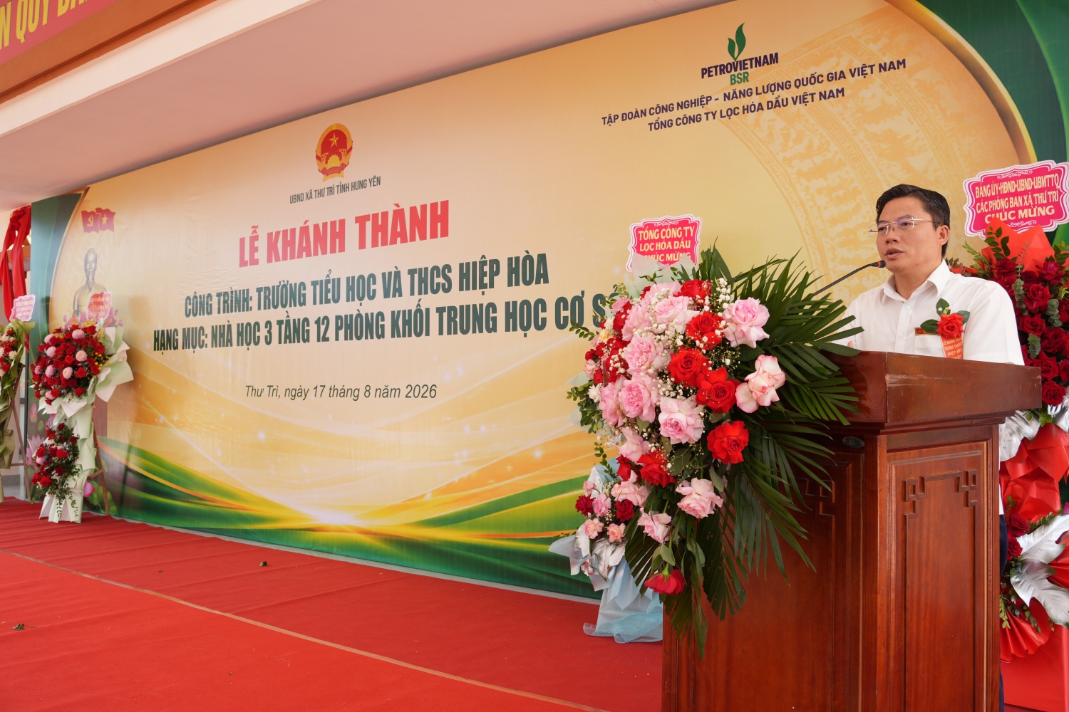 [Chùm ảnh] BSR tiếp sức những ước mơ tại Trường Tiểu học và THCS Hiệp Hòa