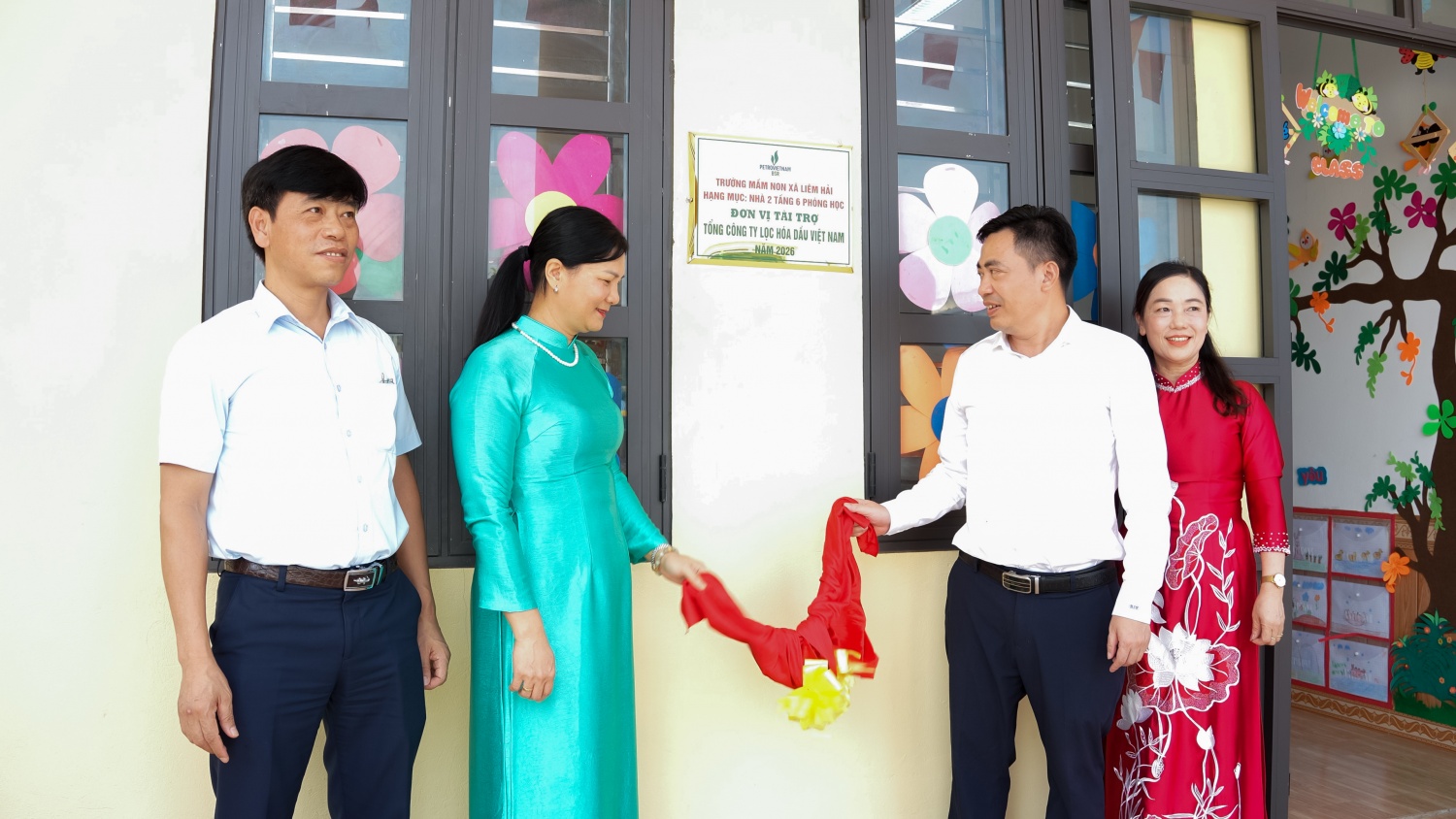 BSR đồng hành cùng xã Ninh Giang khánh thành trường mầm non mới BSR đồng hành cùng xã Ninh Giang khánh thành trường mầm non mới
