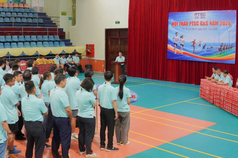 Hội thao PTSC G&S năm 2026: “Chuyển mình bứt phá - Chung sức vươn xa”
