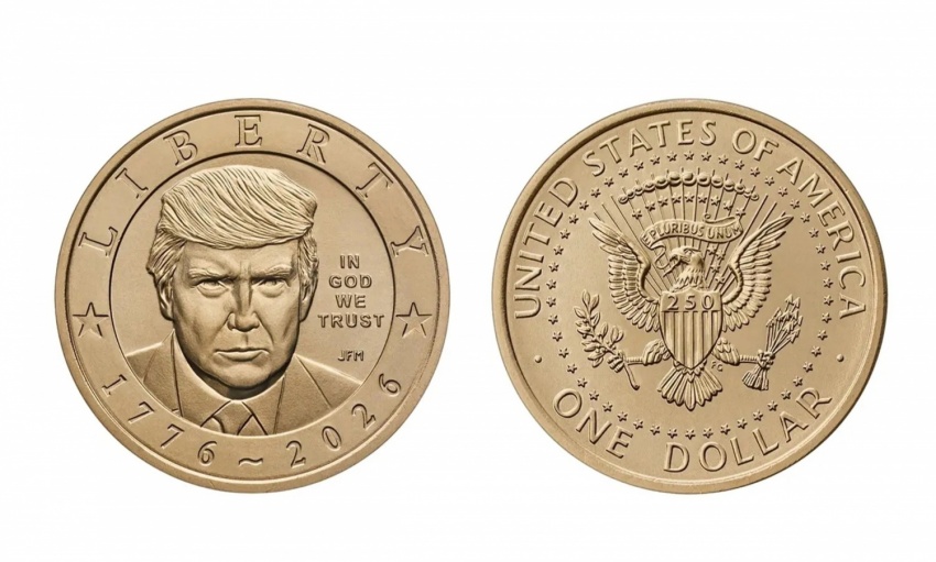Đồng xu Trump gợi nhớ đại kỷ nguyên tiền vàng Mỹ