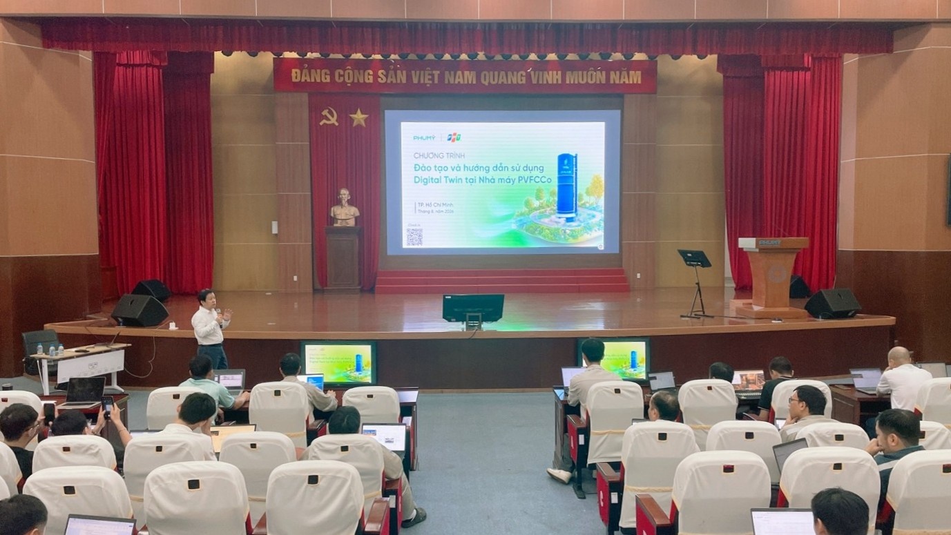 FPT và PVFCCo - Phú Mỹ hoàn thành triển khai Digital Twin tại Nhà máy Đạm Phú Mỹ