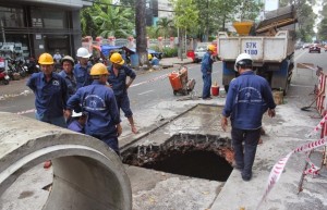 JICA chuyển giao công nghệ không đào hở cải tạo hệ thống thoát nước