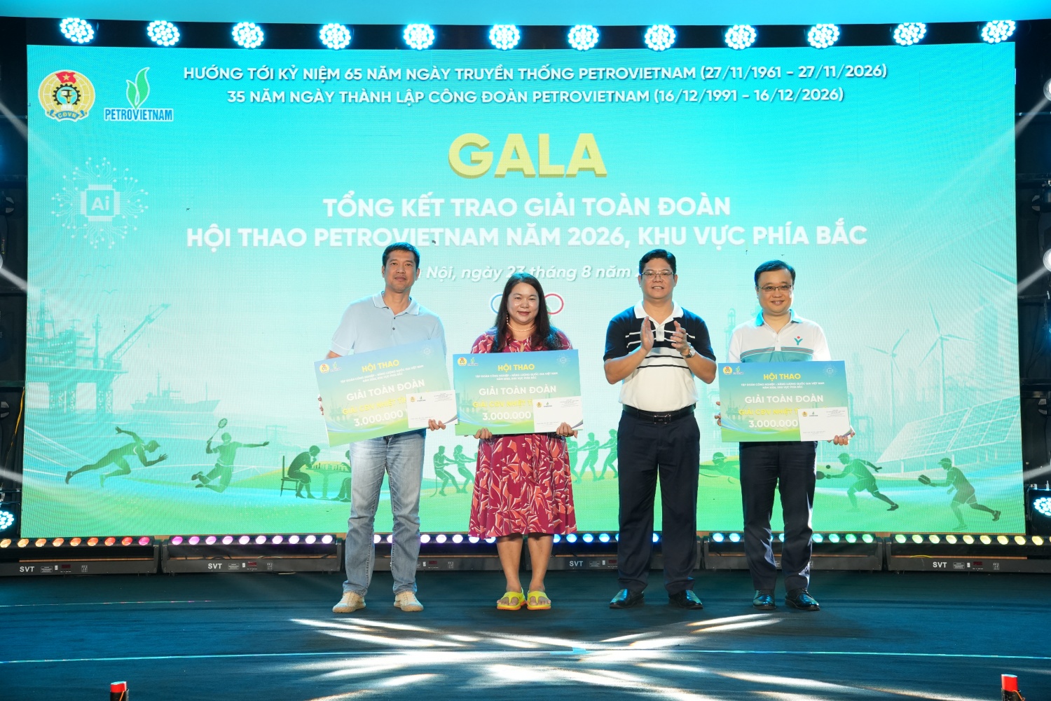 Bế mạc Hội thao PETROVIETNAM 2026, khu vực phía Bắc: Lan tỏa tinh thần đoàn kết