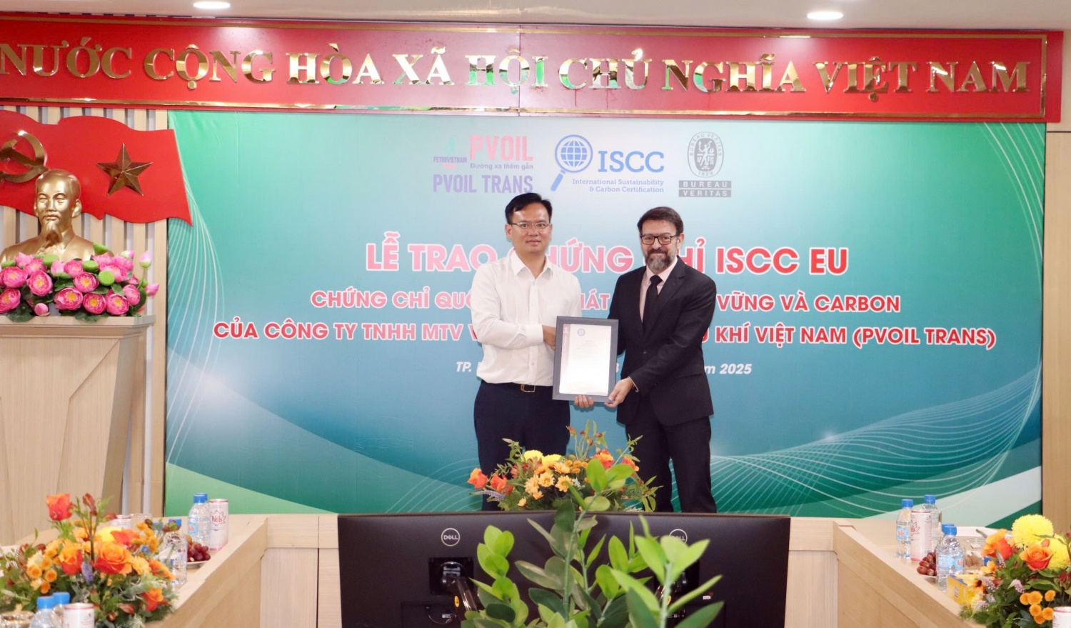 PVOIL Trans đón nhận chứng chỉ ISCC EU PVOIL Trans đón nhận chứng chỉ ISCC EU