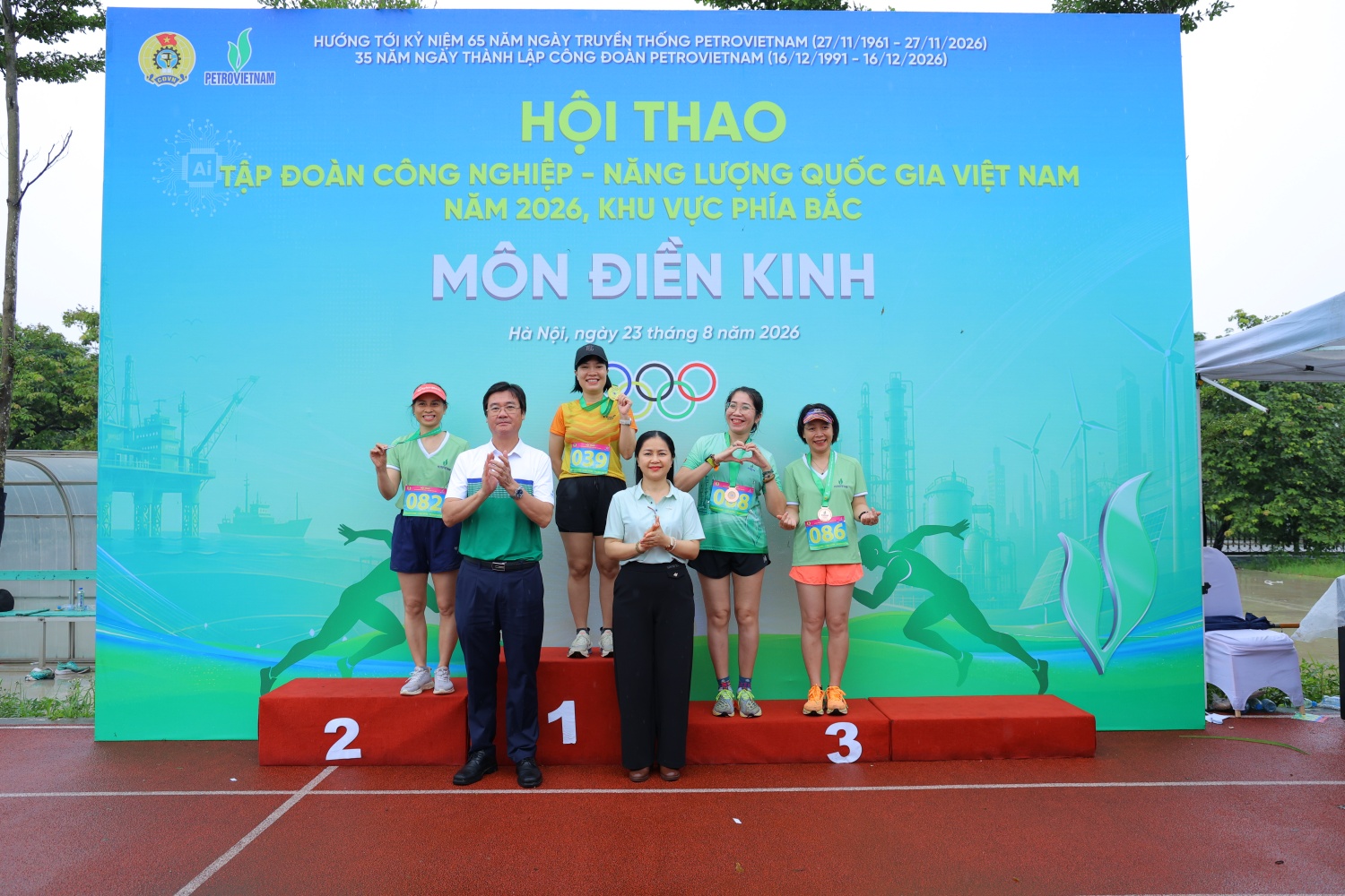 Dấu ấn Bộ máy QL&ĐH PETROVIETNAM tại Hội thao khu vực phía Bắc