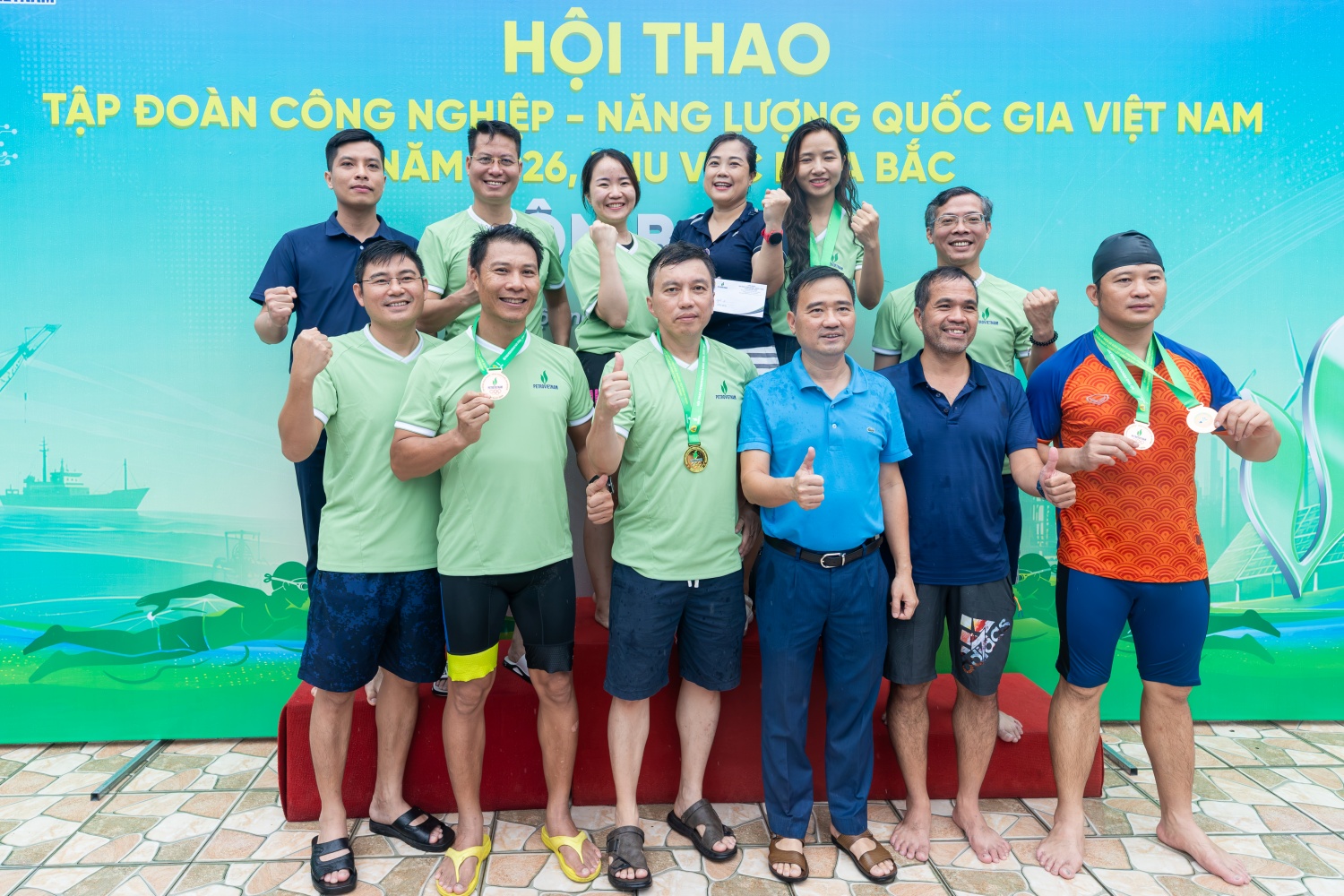 Dấu ấn Bộ máy QL&ĐH PETROVIETNAM tại Hội thao khu vực phía Bắc