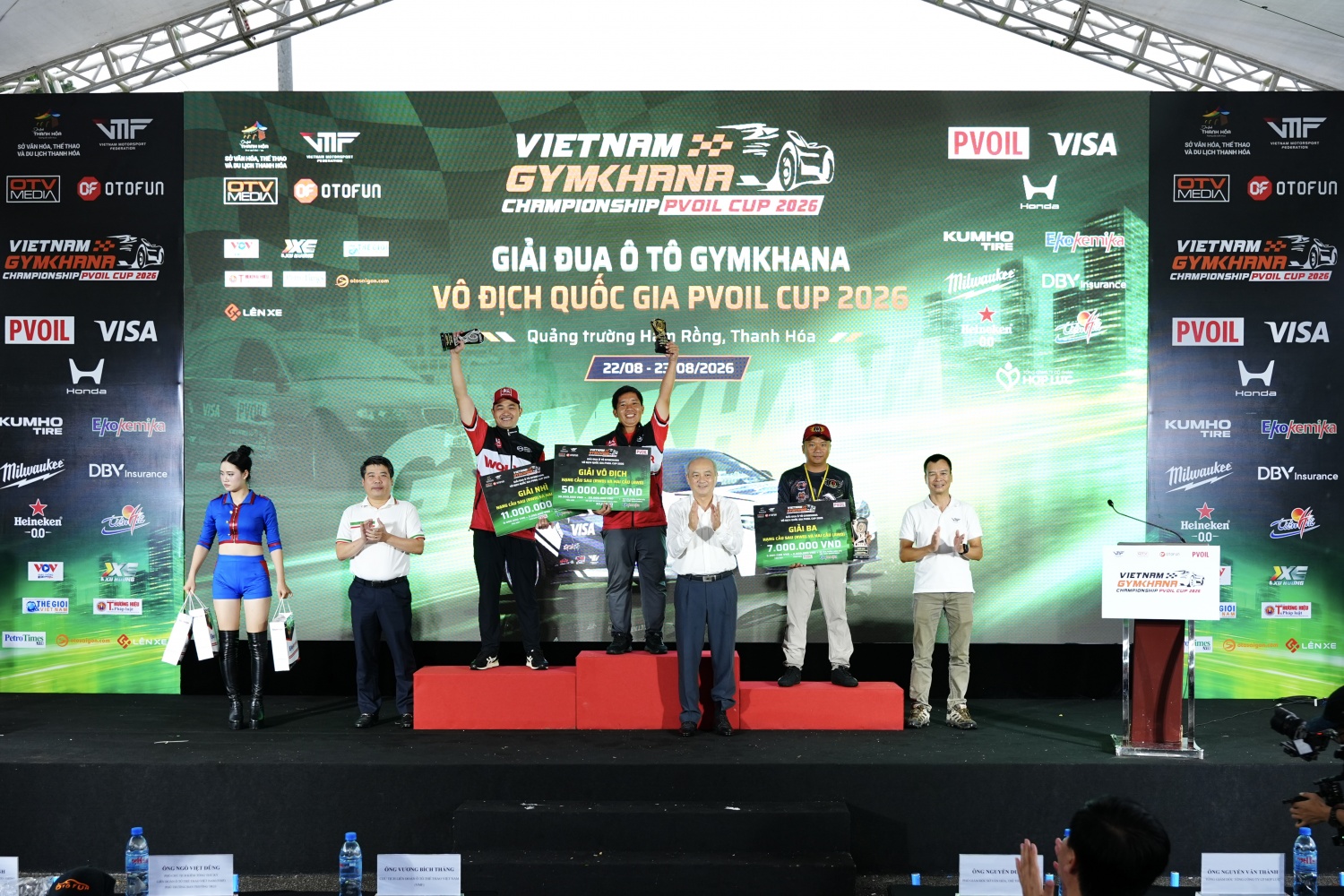 Giải đua Ô tô Gymkhana Vô địch Quốc gia PVOIL Cup 2026 đã tìm ra nhà vô địch mới