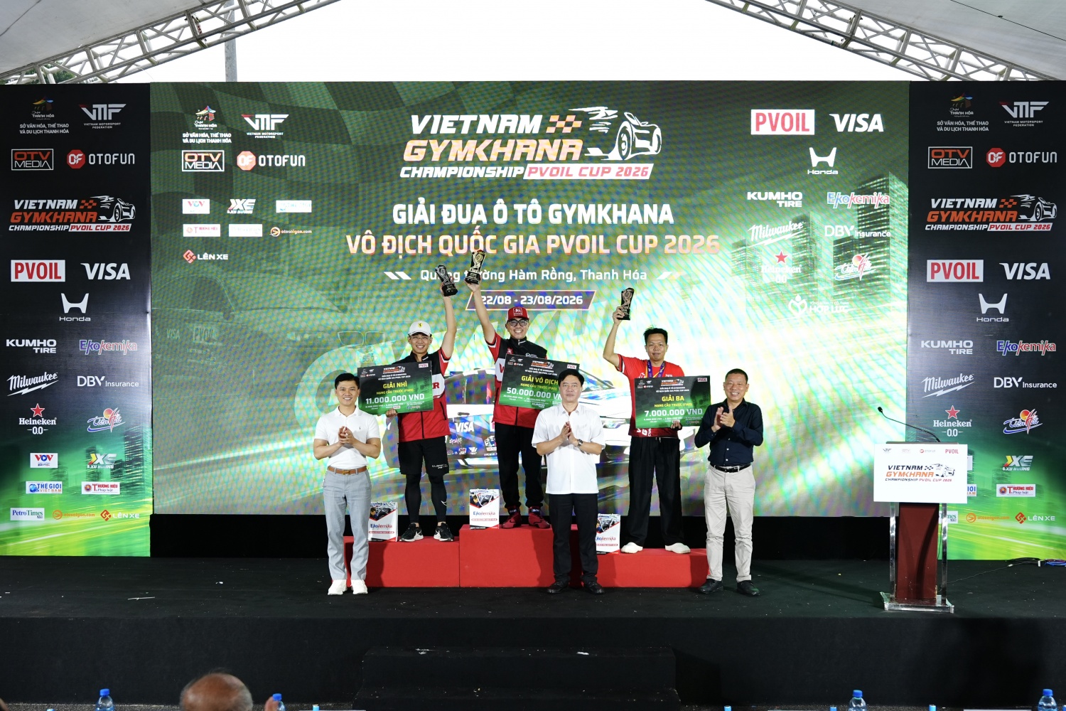Giải đua Ô tô Gymkhana Vô địch Quốc gia PVOIL Cup 2026 đã tìm ra nhà vô địch mới