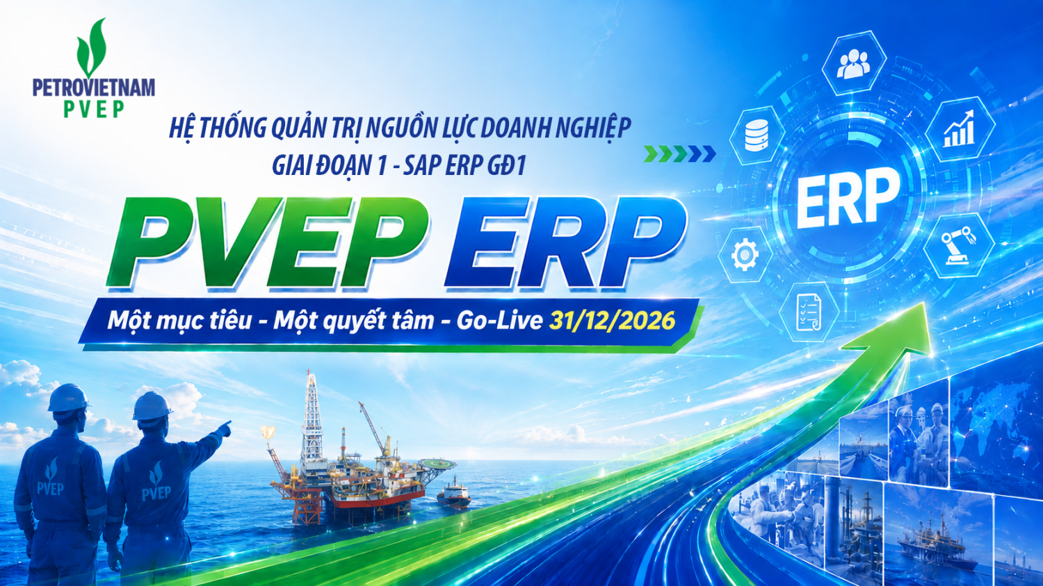 PVEP phát động thi đua, quyết tâm đưa hệ thống ERP về đích vào cuối năm 2026