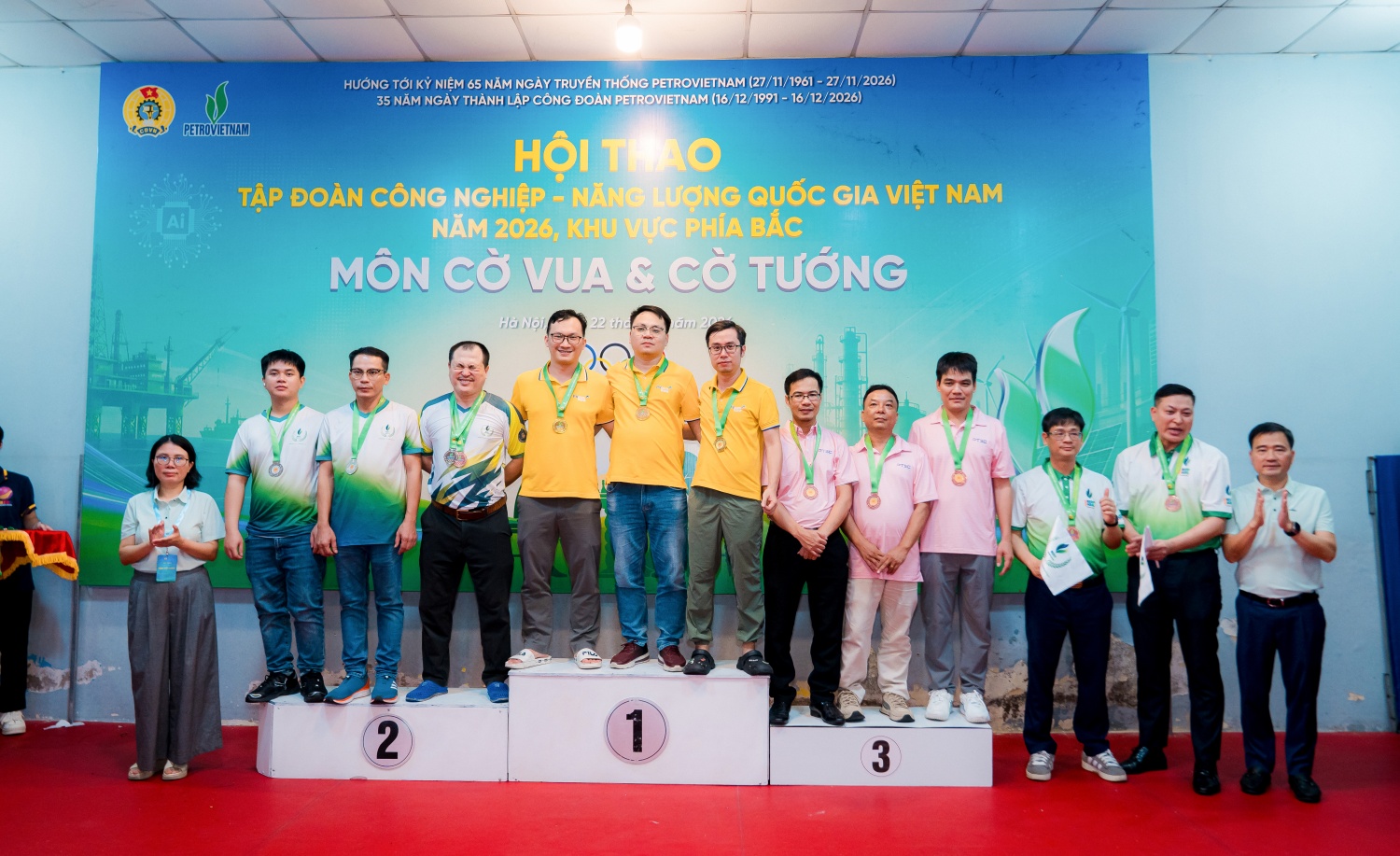 Trao giải thi đấu môn Cờ vua và Cờ tướng
