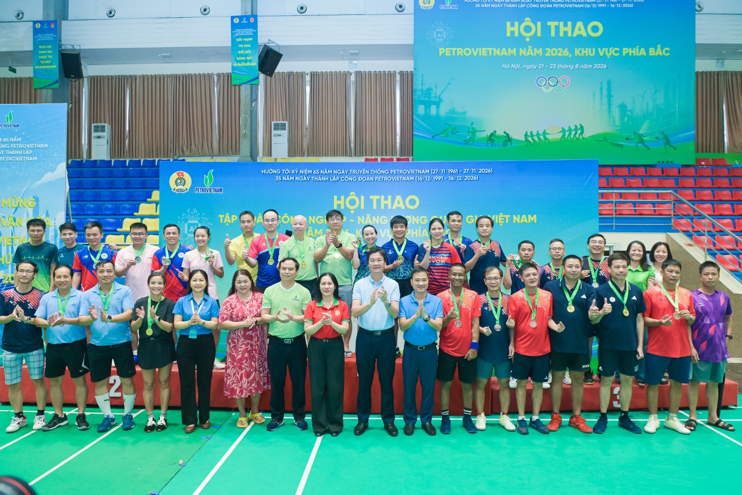 Trao giải môn bóng bàn