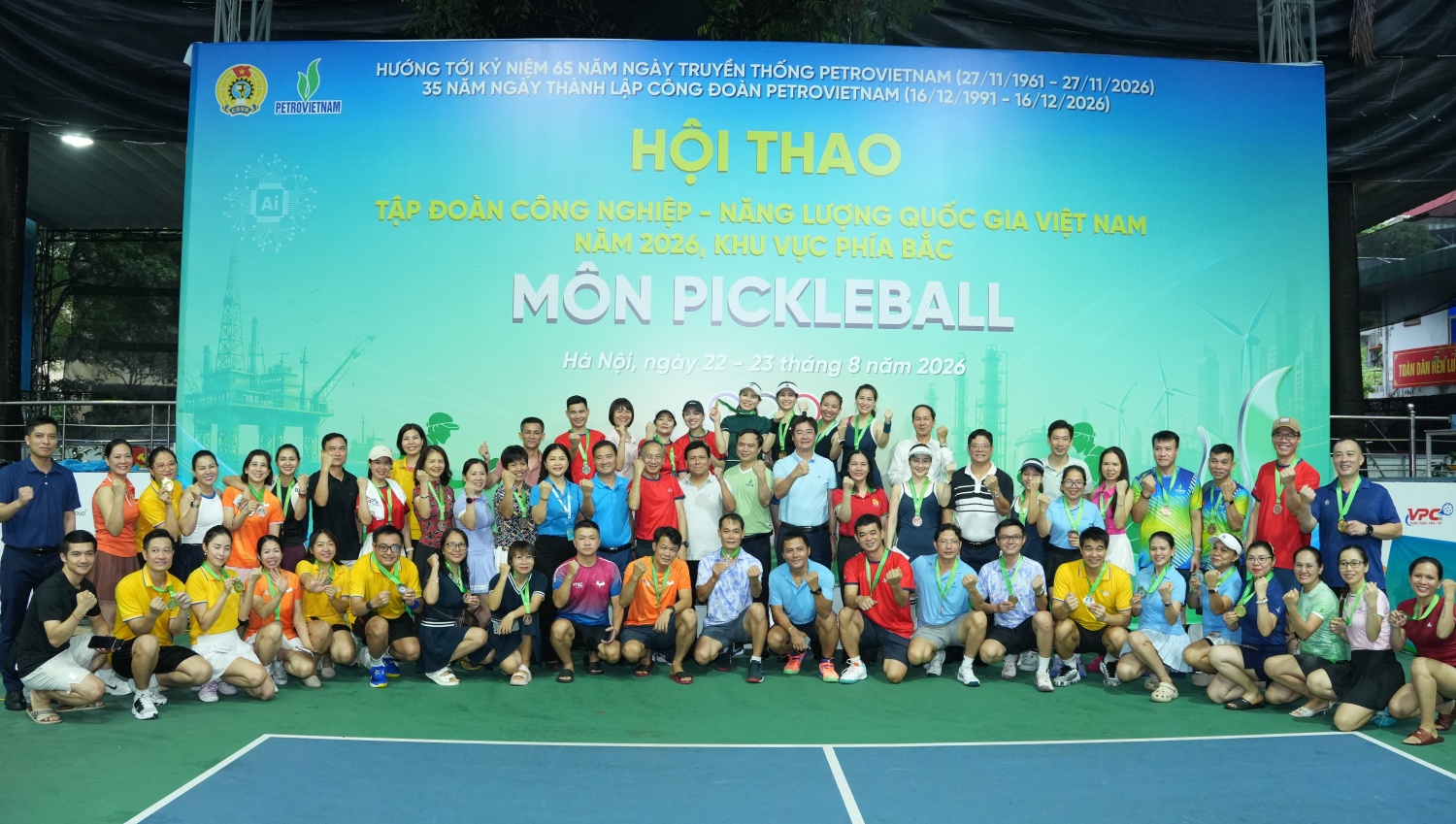 Trao giải môn PickleBall
