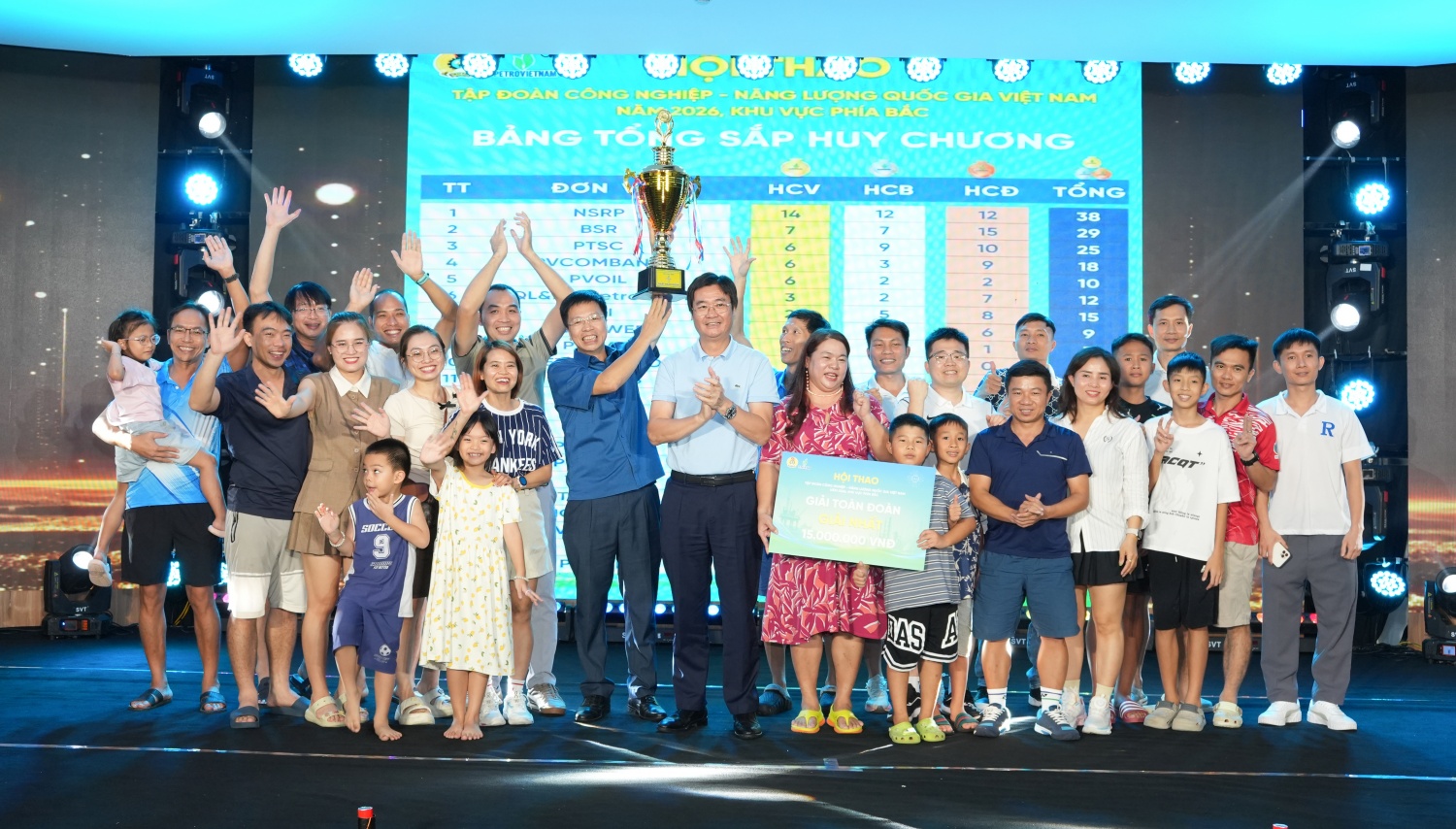 Lễ bế mạc và trao giải toàn đoàn
