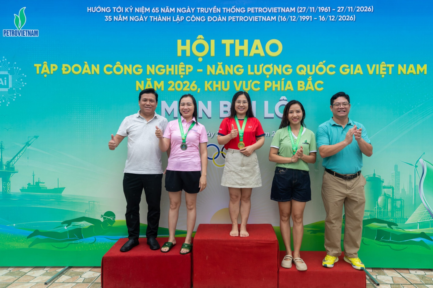 Đoàn thể thao PVI thi đấu ấn tượng tại Hội thao PETROVIETNAM 2026 Đoàn thể thao PVI thi đấu ấn tượng tại Hội thao PETROVIETNAM 2026