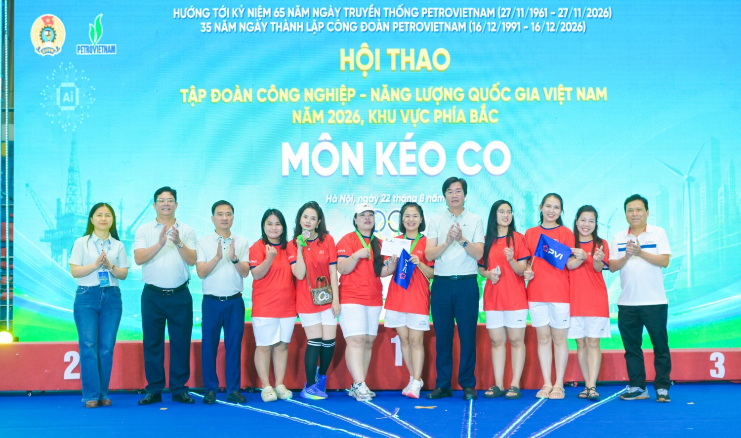 Đoàn thể thao PVI thi đấu ấn tượng tại Hội thao PETROVIETNAM 2026 Đoàn thể thao PVI thi đấu ấn tượng tại Hội thao PETROVIETNAM 2026