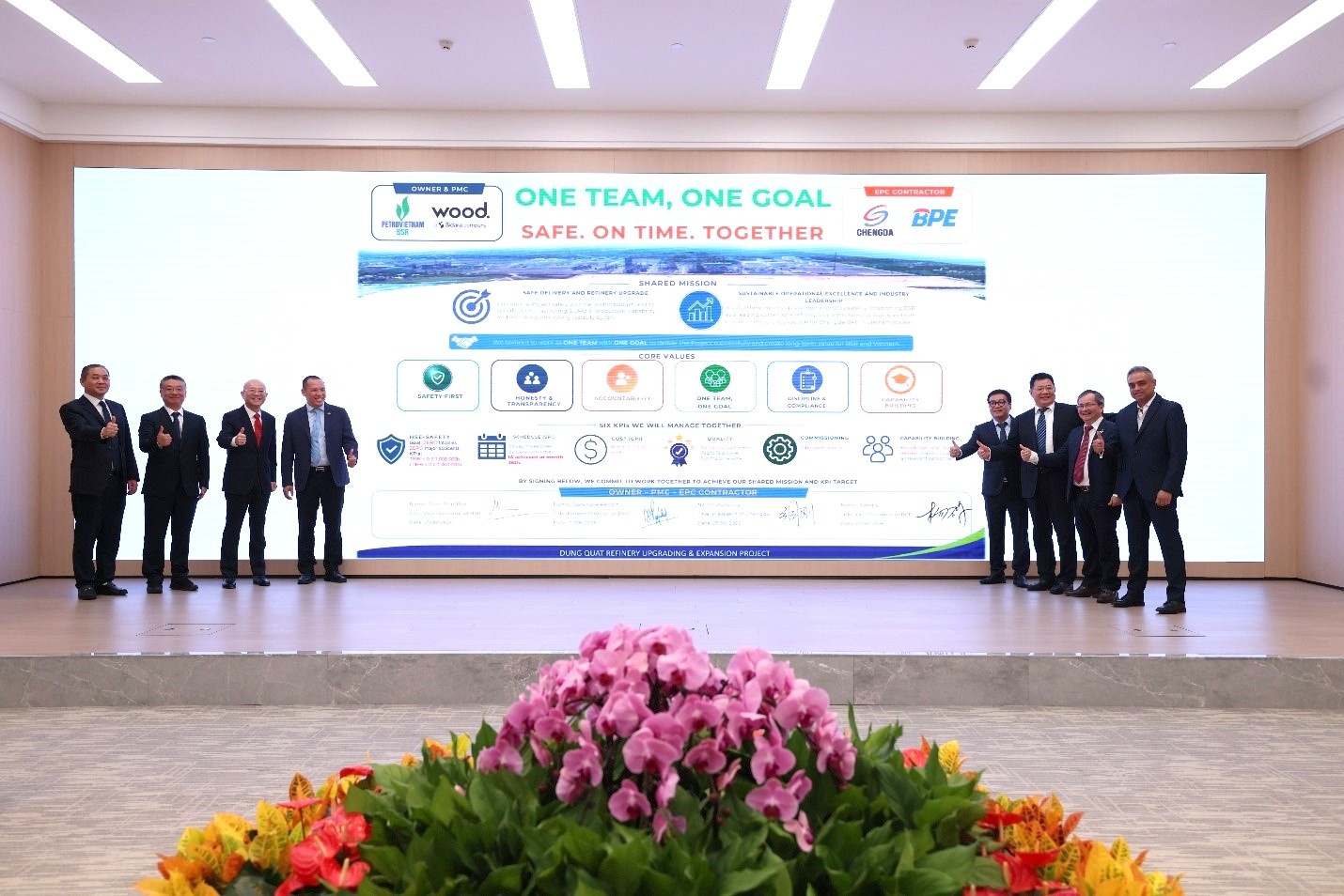 Đồng lòng hành động, kiến tạo thành công trong triển khai Dự án NCMR NMLD Dung Quất Đồng lòng hành động, kiến tạo thành công trong triển khai Dự án NCMR NMLD Dung Quất