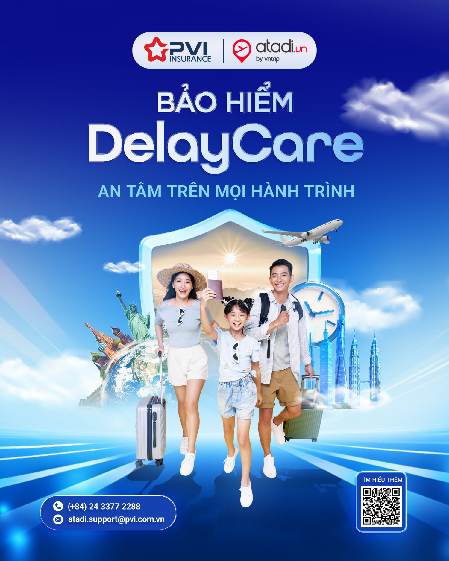 Bảo hiểm PVI ra mắt DelayCare - Giải pháp bảo hiểm trễ chuyến bay dành cho hành khách