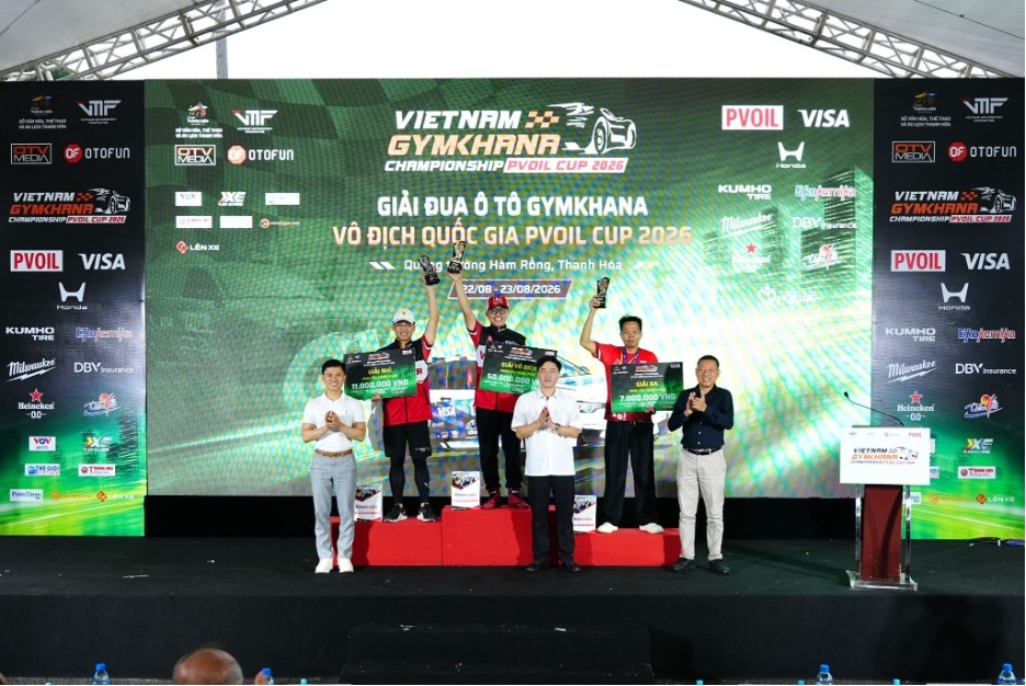 Giải đua Ô tô Gymkhana Vô địch Quốc gia PVOIL Cup 2026 kết thúc thành công Giải đua Ô tô Gymkhana Vô địch Quốc gia PVOIL Cup 2026 kết thúc thành công