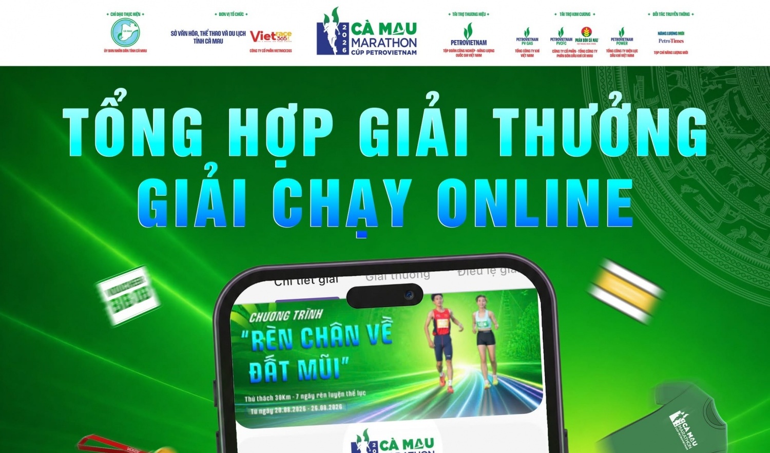 “Rèn chân về Đất Mũi”: Gần 14.000 km cùng hướng về Cà Mau Marathon 2026 - Cúp PETROVIETNAM