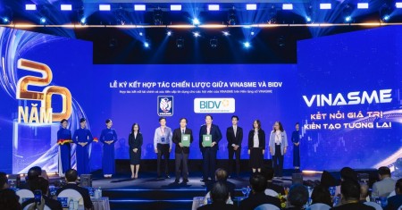 BIDV và Vinasme hợp tác kết nối tài chính số