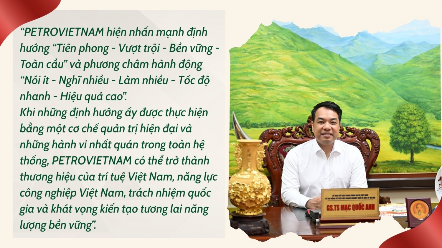 Văn hóa doanh nghiệp là sức mạnh nội sinh khẳng định tầm vóc của PETROVIETNAM