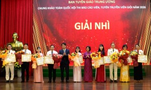 Cán bộ PETROVIETNAM giành giải Nhì Hội thi Báo cáo viên, tuyên truyền viên giỏi toàn quốc năm 2026