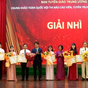 Cán bộ PETROVIETNAM giành giải Nhì Hội thi Báo cáo viên, tuyên truyền viên giỏi toàn quốc năm 2026