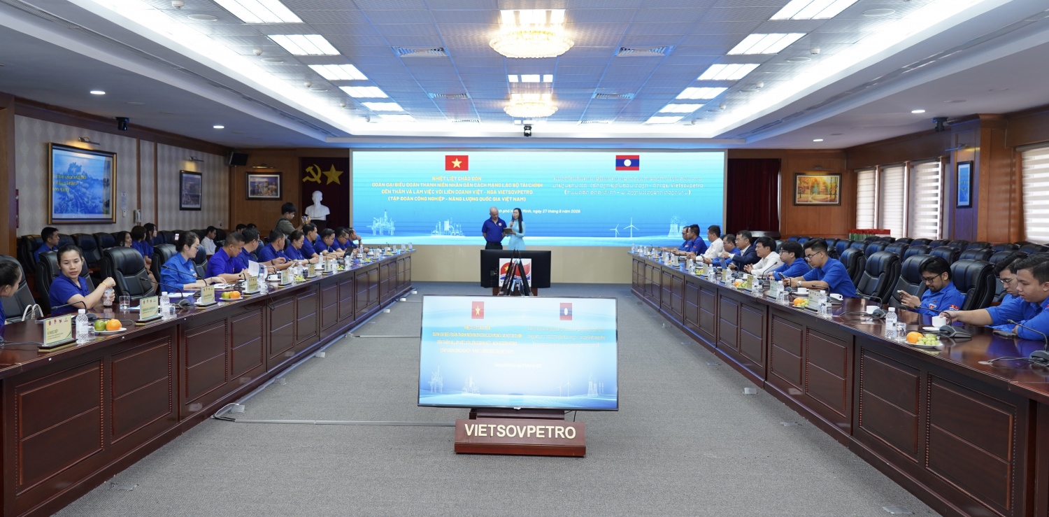 Tuổi trẻ Việt Nam - Lào tăng cường gắn kết, chia sẻ kinh nghiệm qua tìm hiểu thực tế tại PETROVIETNAM Tuổi trẻ Việt Nam Lào tăng cường gắn kết, chia sẻ kinh nghiệm qua tìm hiểu thực tế tại PETROVIETNAM