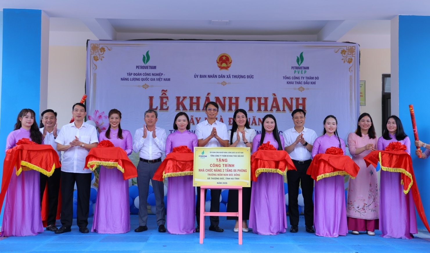 PETROVIETNAM tiếp sức cô trò Trường Mầm non Thượng Đức trước thềm năm học mới