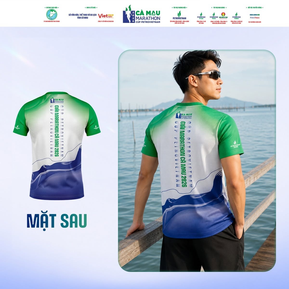 Cà Mau Marathon 2026 - Cúp PETROVIETNAM công bố áo đấu cùng nhiều ưu đãi hấp dẫn Cà Mau Marathon 2026 - Cúp PETROVIETNAM công bố áo đấu cùng nhiều ưu đãi hấp dẫn