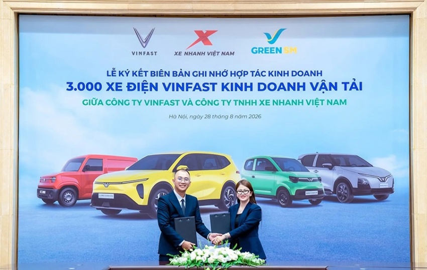 Xe nhanh Việt Nam mua 3.000 ô tô điện vinfast để vận doanh trên nền tảng Green SM Platform Xe Nhanh Việt Nam mua 3.000 ô tô điện Vinfast để vận doanh trên nền tảng Green SM Platform