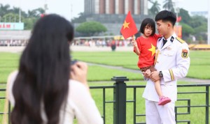 Quảng trường Ba Đình rộn ràng không khí Quốc khánh 2/9