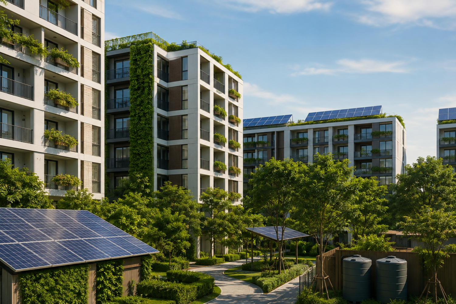 Nhà ở xã hội hướng tới Net Zero: Giảm phát thải phải bắt đầu từ thiết kế Nhà ở xã hội hướng tới Net Zero: Giảm phát thải phải bắt đầu từ thiết kế