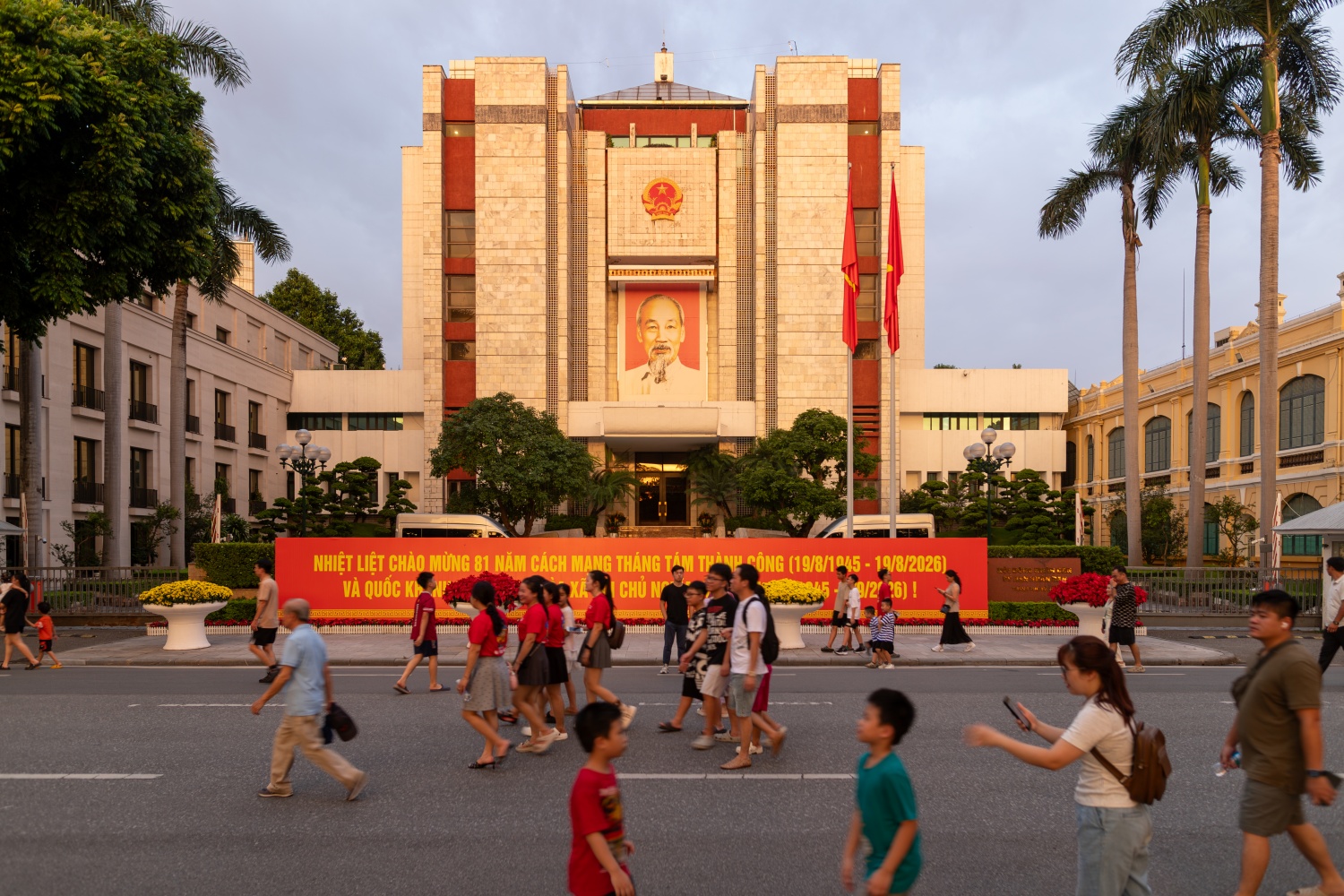 Hà Nội rực rỡ cờ hoa ngày Quốc khánh Hà Nội rực rỡ cờ hoa chào mừng ngày Quốc khánh 2/9