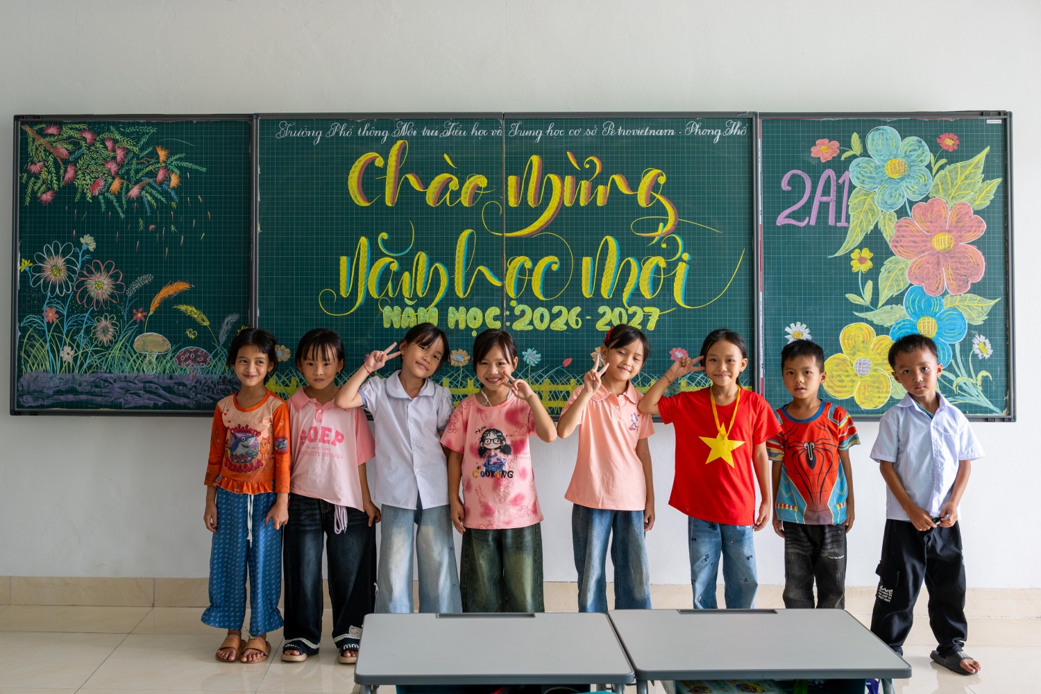 Trường PTDT Nội trú Tiểu học & THCS PETROVIETNAM - Phong Thổ sẵn sàng cho lễ khai giảng năm học mới