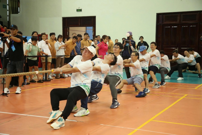 Công đoàn Nghiên cứu Khoa học và Đào tạo bùng nổ sức trẻ, thắt chặt đoàn kết tại Hội thao PETROVIETNAM 2026